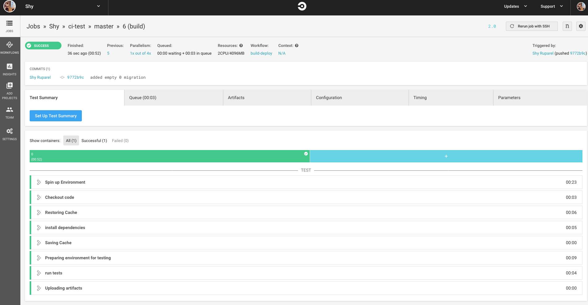 CI passing build