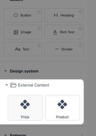 Product custom component