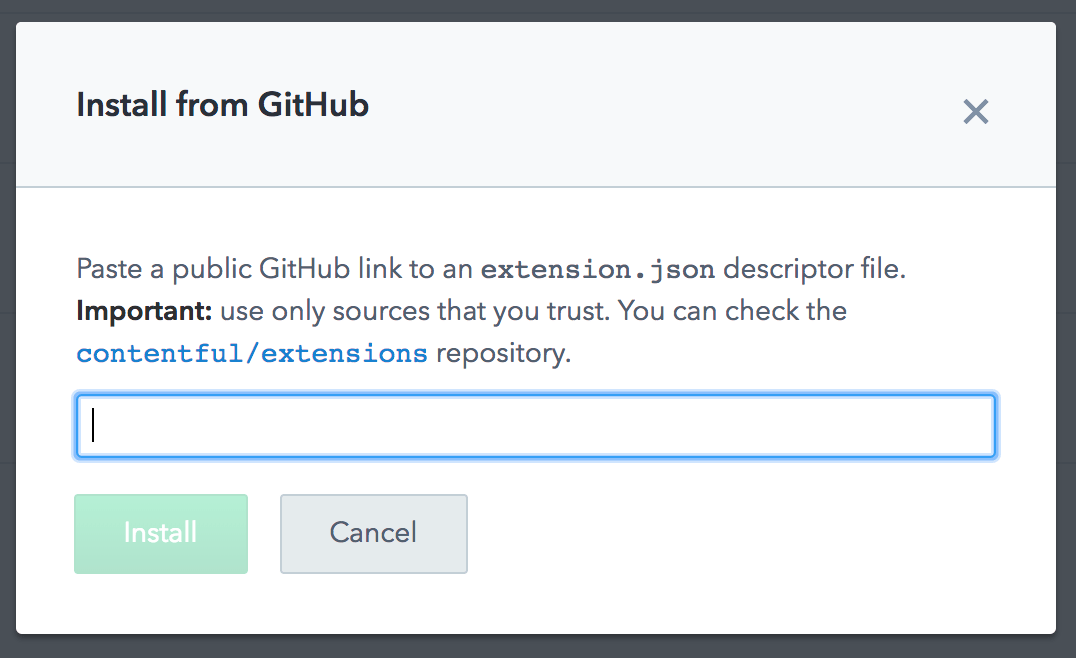 Install from GitHub